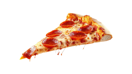 pizza isolated on white background, PNG