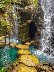 Dantewada land of angels waterfall park in Mae Taeng, Chiang Mai, Thailand