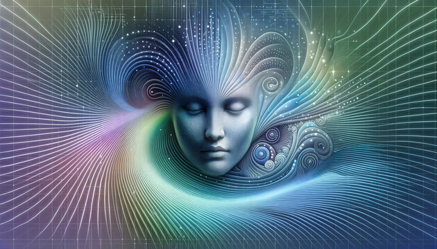 Tranquil Statistical Modeling: Flowing Data in Harmonious Art