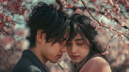 侍の男女のイメージ - image of Samurai Couple - No1-21 Generative AI