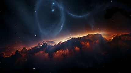 Fototapeta na wymiar Space background, cosmic science, astronomy background