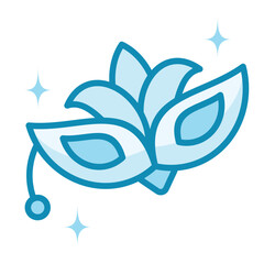 Naklejka premium Mardi Gras Icon