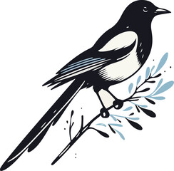 Magpie Picture Artificial Intelligence Generation