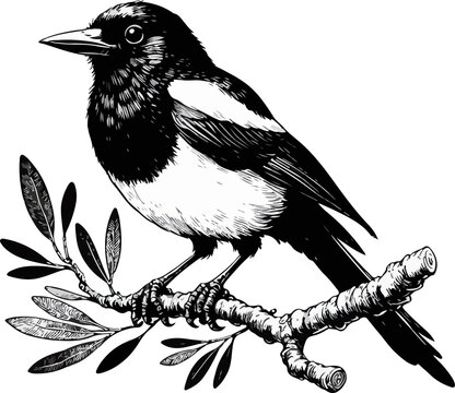 Magpie Picture Artificial Intelligence Generation