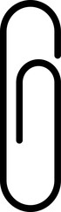Paper Clip Vector Icon