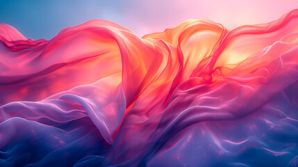 Fototapeta premium abstract silk background with violet and red colors