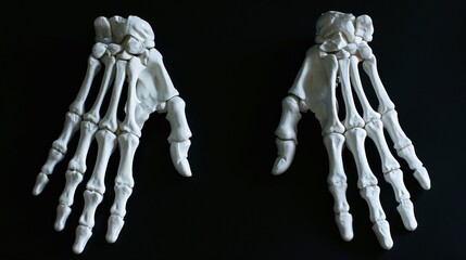 Anatomy of a Human Hand: Pair of Hand Bones