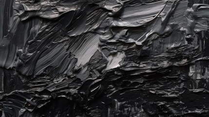 Black rough grainy stone texture background