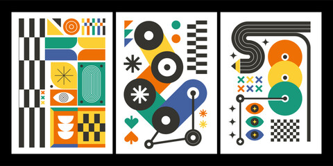 Bauhaus Geometric Poster Designs 02