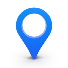 3D Blue Map PNG Pointer, Location Map Icon, Blue Texture, Blue location pin or navigation, Web location point, pointer, Grey Pointer Icon, Location symbol. GPS, travel, navigation, 