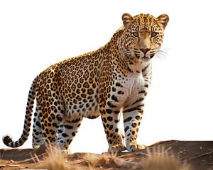  jaguar isolated on transparent/white background, cut out