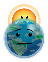 Earth and hot sun © Jose Hudo