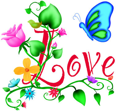 Love for nature, take care of nature with love