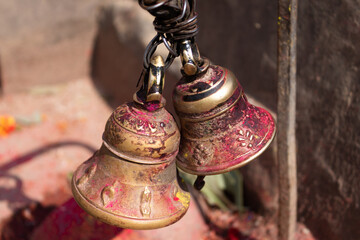 Prayer bells(Ghanti) is ringed while entering the temple which is an essential part before praying...
