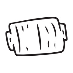 chocolate pastry popular  coffeshop. cromboloni design. all variant pastry 