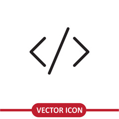 Programming icon vector flat illustration on white background..eps