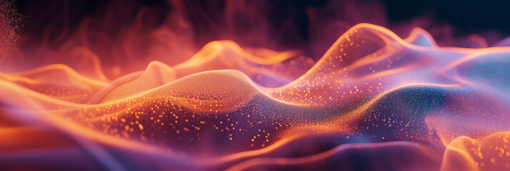 Fototapeta premium abstract flame wave wallpaper, generative AI