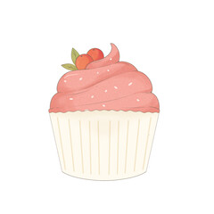 Cup cake hand drawn