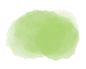 green watercolor abstract. watercolor hand painted background. green watercolor stain