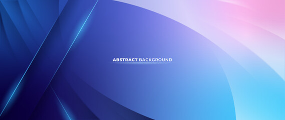 Blue elegant abstract background. smooth gradient light lines vector. With transverse line for business cards, presentations, brochures, banners and wallpapers.