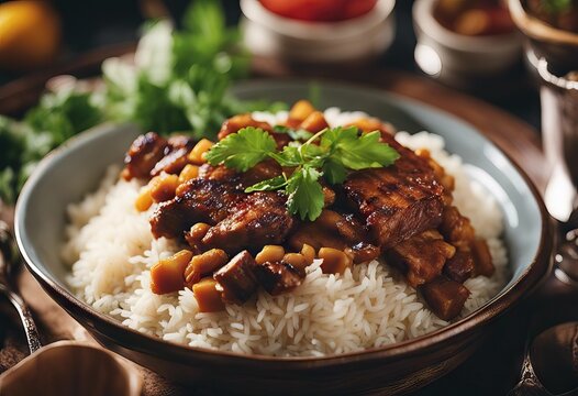 grilled background meat shes mandiconcrete rice top arabic mathbi rice