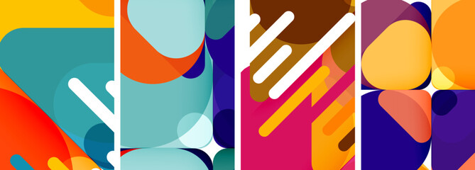 Geometric elements abstract backgrounds for wallpaper, business card, cover, poster, banner, brochure, header, website