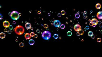 Color full bubble wallpaper