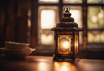sunlight Ramadan image Traditional Lantern Lamp window
