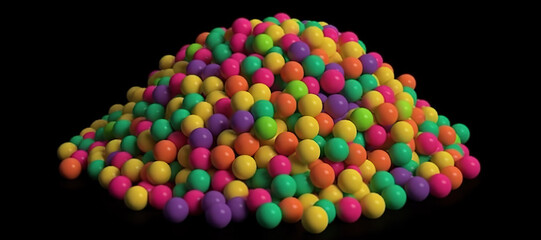 Fototapeta na wymiar colorful circle balls 23