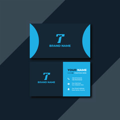 Stylish Vertical Business Card Layout