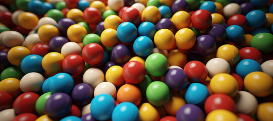 Fototapeta na wymiar colorful circle balls 18