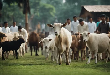 Gordijnen sacrifices Islam include sheep buffalo camels that Indonesia can used 2023 animals animals Eid goats Tangerang June alAdha cows 28 types determines © akkash jpg