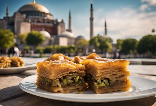 Sophia Turkey dessert Hagia Istanbul Turkish Baklava wonderful landscape Mosque
