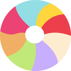 Obraz premium Donut with illustration