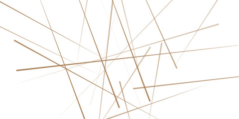 Chaotic abstract lines abstract geometric pattern background. Vector brown diagonal crossed lines for modern contemporary art backdrop white design template