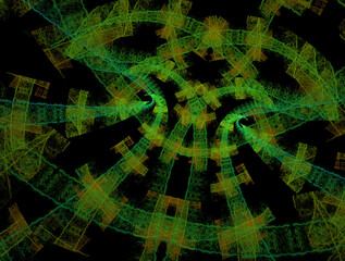 Imaginatory fractal abstract background Image