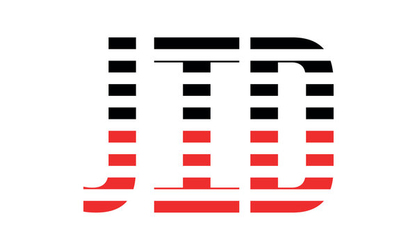 JID three initial letter iconic line negative space minimal logo design vector template. monogram, abstract, wordmark, business, typography, minimalist, brand, company, flat, modern, unique, simple