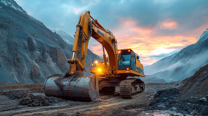 Excavator, Heavy Equipment, Dump Truck, Mining, Earth Movers