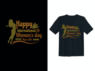 Women typography t shirt design with vector