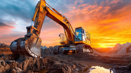 Excavator, Heavy Equipment, Dump Truck, Mining, Earth Movers
