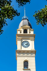 The Bundaberg post office with its clock tower in Bundaberg, Queensland, Australia