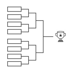 Match chart flat design