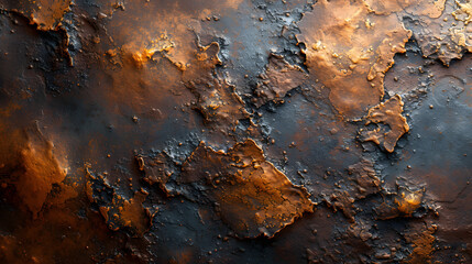 Close Up of a Rusted Metal Surface