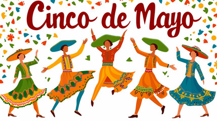 Fototapeta premium Cinco de Mayo poster - May 5