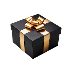 Gift box present isolated transparent background