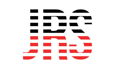 JRS three initial letter iconic line negative space minimal logo design vector template. monogram, abstract, wordmark, business, typography, minimalist, brand, company, flat, modern, unique, simple