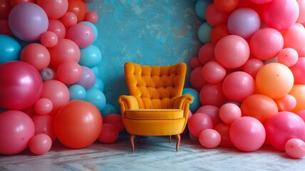 space with many colors confetti and colorful