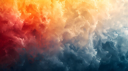 Obraz na płótnie Canvas Colorful Cloud of Smoke