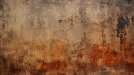 Vintage Grunge Rusty Wall Texture - obrazy, fototapety, plakaty