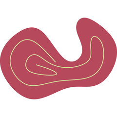 Abstract Organic Shape